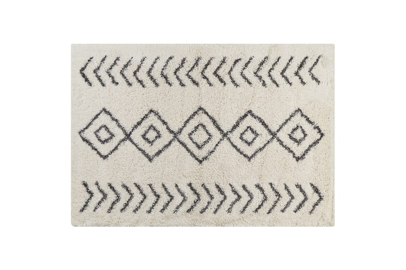 Ayrum Ryamatta 160x230 cm Svart/Vit - Textilier & mattor - Mattor - Modern matta - Ryamattor