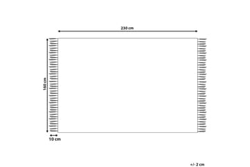 Bacarella Ryamatta 160x230 cm - Beige - Textilier & mattor - Mattor - Modern matta - Bomullsmattor