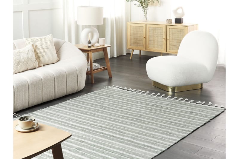 Bademli Ryamatta 140x200 cm - Grön - Textilier & mattor - Mattor - Flatvävda mattor