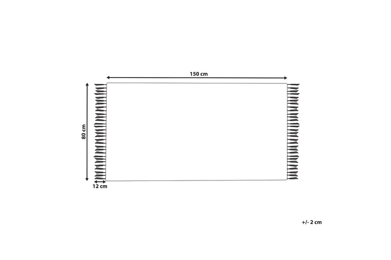 Bademli Ryamatta 80x150 cm - Grå - Textilier & mattor - Mattor - Små mattor