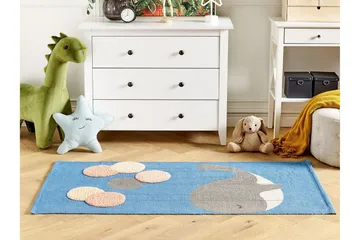 Balabang Bomullsmatta 80x150 cm - Blå - Barn & bebis - Barntextilier - Barnmattor