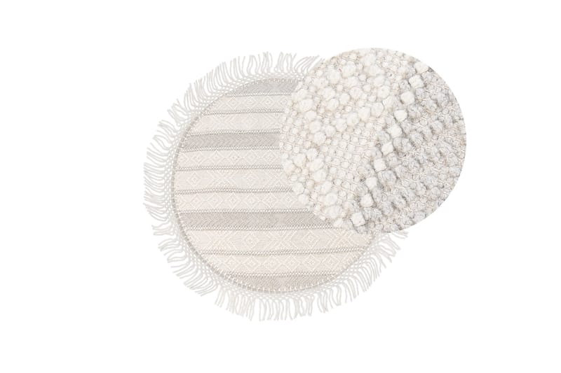 Baltalar Ullmatta 140 cm Rund - Beige - Textilier & mattor - Mattor - Modern matta - Ullmattor