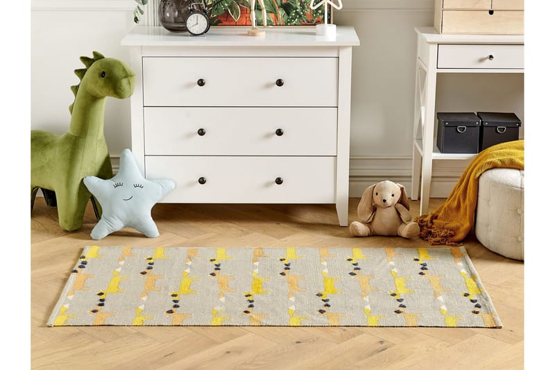 Bankgo Bomullsmatta 80x150 cm - Grå - Textilier & mattor - Mattor - Modern matta - Bomullsmattor