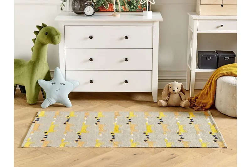 Bankgo Bomullsmatta 80x150 cm - Grå - Textilier & mattor - Mattor - Modern matta - Bomullsmattor