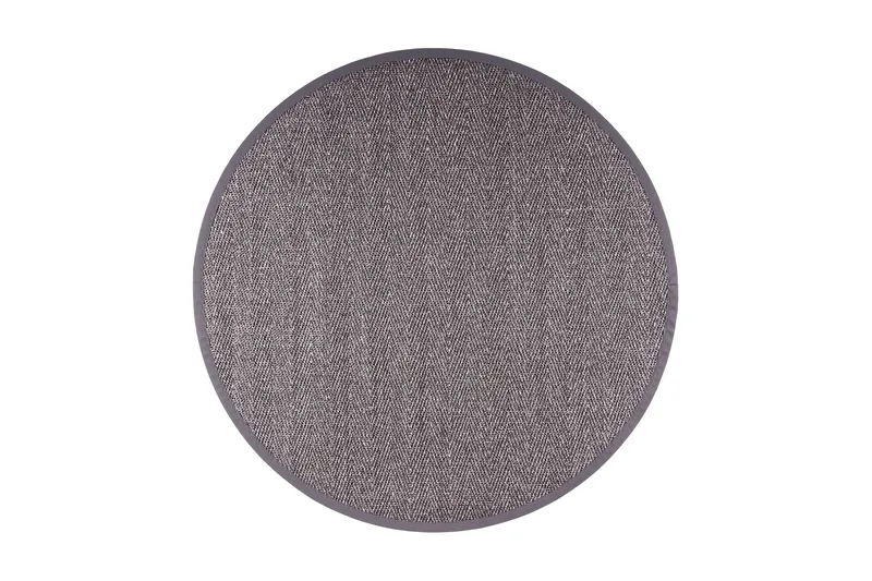 Barrakuda Matta Rund 133 cm Antracit, Vm Carpet