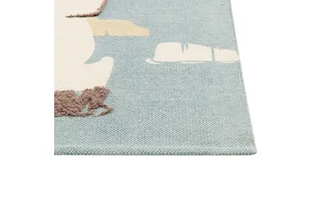Barus Bomullsmatta 80x150 cm - Blå - Barn & bebis - Barntextilier - Barnmattor