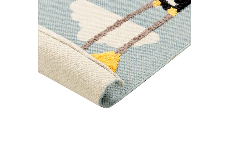 Barus Bomullsmatta 80x150 cm - Blå - Textilier & mattor - Mattor - Modern matta - Bomullsmattor