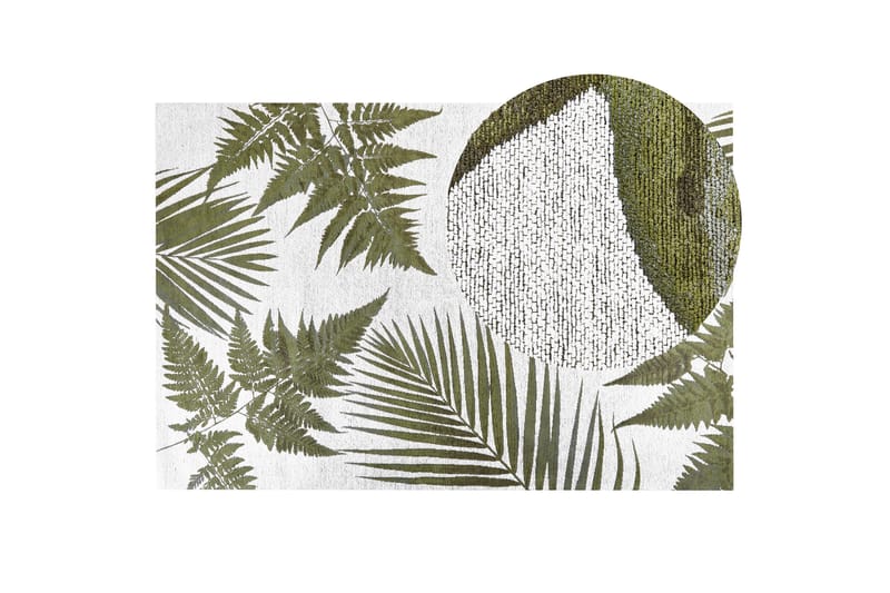 Barzah Ryamatta 200x300 cm - Grön - Textilier & mattor - Mattor - Modern matta - Bomullsmattor