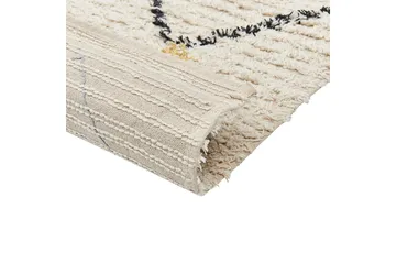 Beige Bomullsmatta 160x230 cm - Beige - Textilier & mattor - Mattor - Modern matta - Bomullsmattor