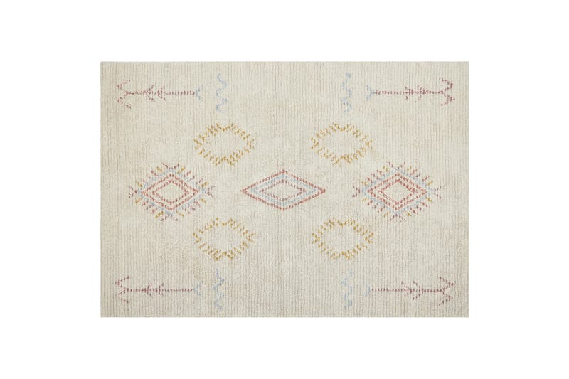 Bettiah Bomullsmatta 160x230 cm Beige - Bomullsmattor