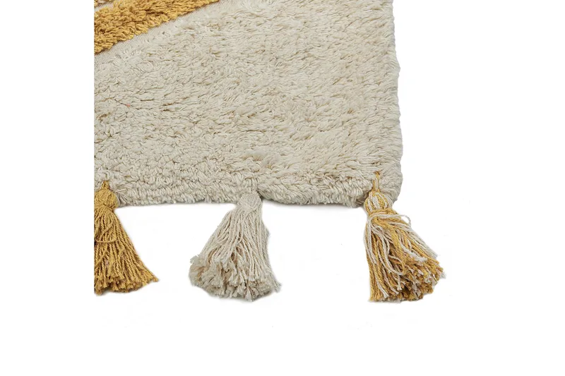 Bingol Ryamatta 140x200 cm - Gul - Textilier & mattor - Mattor - Modern matta - Ryamattor