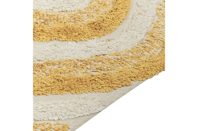Bingol Ryamatta 80x150 cm - Gul - Textilier & mattor - Mattor - Modern matta - Ryamattor