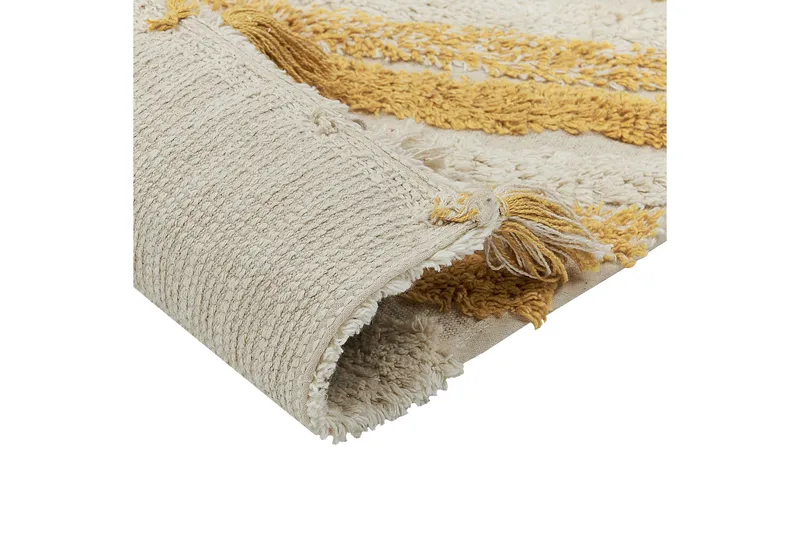 Bingol Ryamatta 80x150 cm - Gul - Textilier & mattor - Mattor - Modern matta - Ryamattor