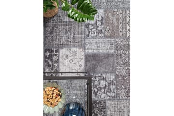 Patchwork Wiltonmatta 300x400 cm Rektangulär - Grå - Textilier & mattor - Mattor - Modern matta - Friezemattor