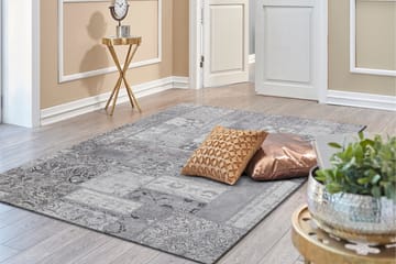 Patchwork Wiltonmatta 300x400 cm Rektangulär - Silver - Textilier & mattor - Mattor - Modern matta - Friezemattor