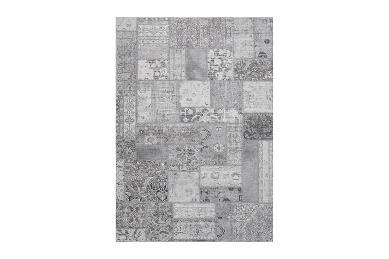 Patchwork Wiltonmatta 300x400 cm Rektangulär - Silver - Textilier & mattor - Mattor - Modern matta - Friezemattor