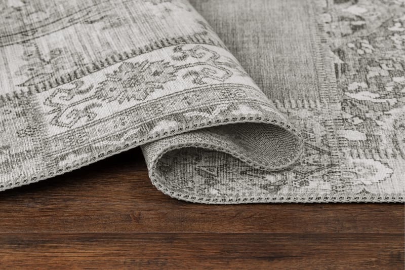 Patchwork Wiltonmatta 80x150 cm Rektangulär - Silver - Textilier & mattor - Mattor - Modern matta - Friezemattor