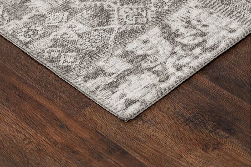 Patchwork Wiltonmatta 80x150 cm Rektangulär - Silver - Textilier & mattor - Mattor - Modern matta - Friezemattor