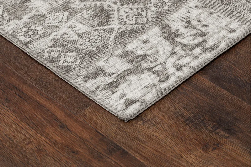 Patchwork Wiltonmatta 80x150 cm Rektangulär - Silver - Textilier & mattor - Mattor - Modern matta - Friezemattor