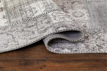 Patchwork Wiltonmatta 80x300 cm Rektangulär - Silver - Textilier & mattor - Mattor - Modern matta - Friezemattor