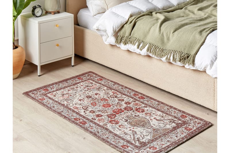 Binnisz Ryamatta 80x150 cm - Röd - Textilier & mattor - Mattor - Modern matta - Bomullsmattor