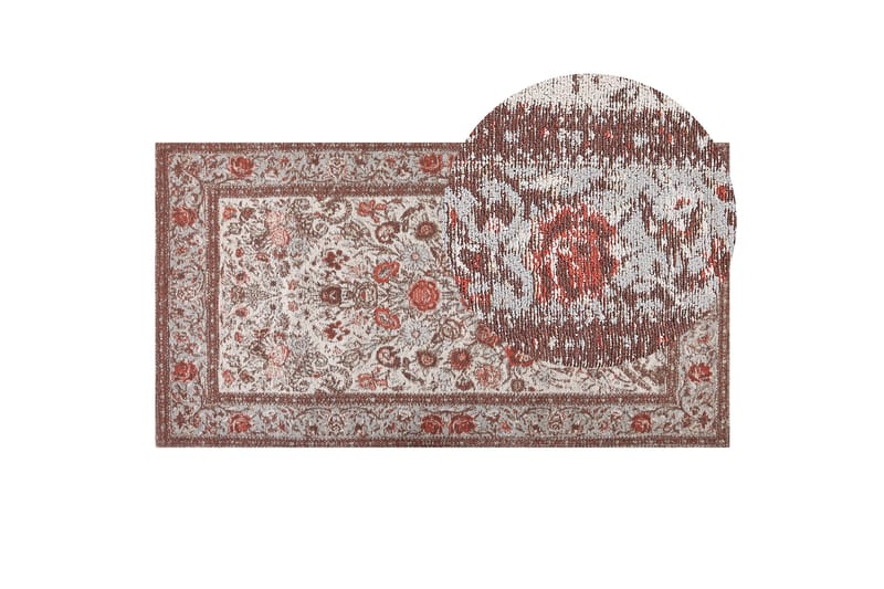 Binnisz Ryamatta 80x150 cm - Röd - Textilier & mattor - Mattor - Modern matta - Bomullsmattor