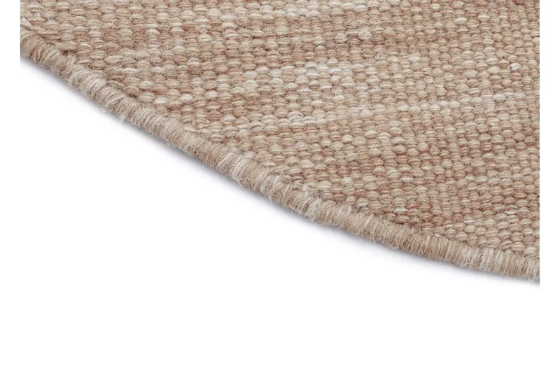 Birka Ullmatta Ø240 cm Rund - Sand - Textilier & mattor - Mattor - Modern matta - Ullmattor