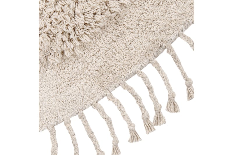 Bitlis Ryamatta 140 cm Rund - Beige - Textilier & mattor - Mattor - Modern matta - Ryamattor