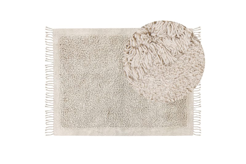 Bitlis Ryamatta 140x200 cm - Beige - Textilier & mattor - Mattor - Modern matta - Bomullsmattor
