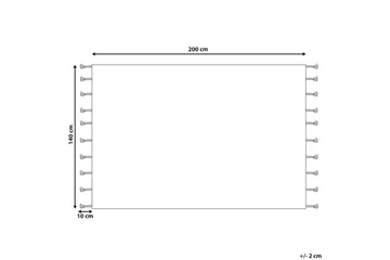 Bitlis Ryamatta 140x200 cm - Svart - Textilier & mattor - Mattor - Modern matta - Bomullsmattor