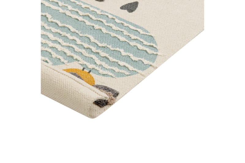 Blang Bomullsmatta 80x150 cm - Beige - Textilier & mattor - Mattor - Modern matta - Bomullsmattor