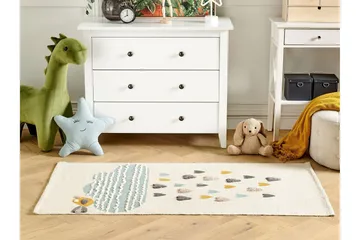 Blang Bomullsmatta 80x150 cm - Beige - Barn & bebis - Barntextilier - Barnmattor