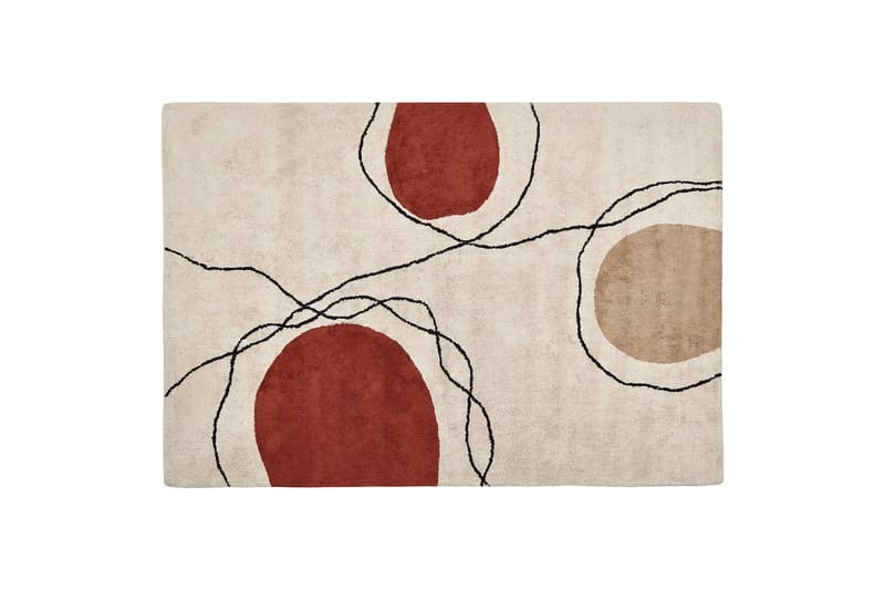 Bolat Ryamatta 140x200 cm Beige - Textilier & mattor - Mattor - Modern matta - Ryamattor