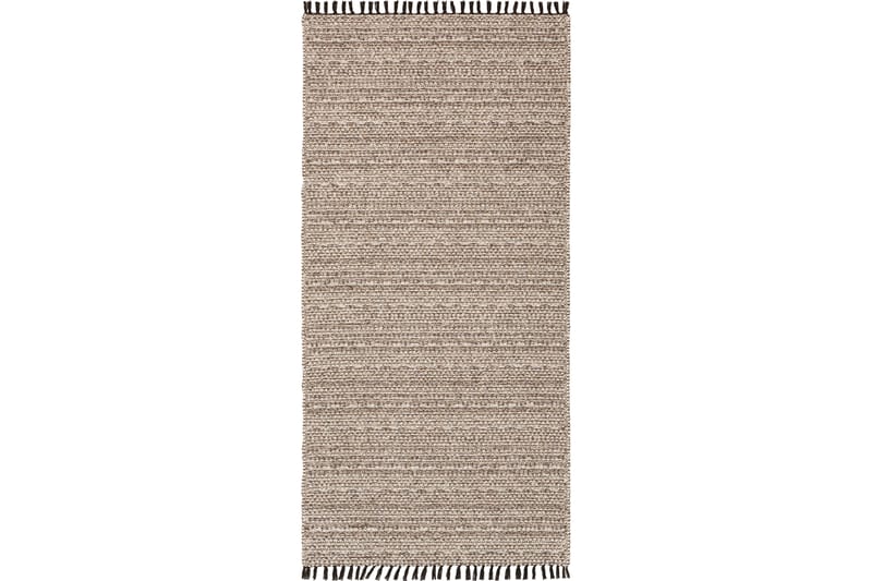 COTTON TOVA Bomullsmatta 70x150 cm Ljusbrun - Horredsmattan - Textilier & mattor - Mattor - Modern matta - Bomullsmattor