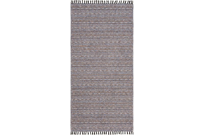 COTTON TOVA Bomullsmatta 70x300 cm Blå - Horredsmattan - Textilier & mattor - Mattor - Modern matta - Bomullsmattor