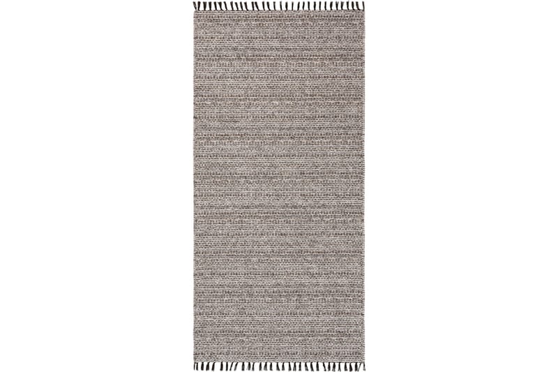 COTTON TOVA Bomullsmatta 70x300 cm Grå - Horredsmattan - Textilier & mattor - Mattor - Modern matta - Bomullsmattor