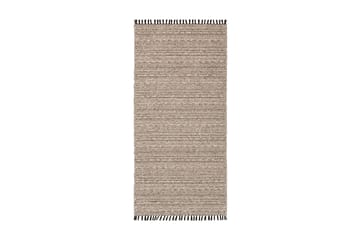 COTTON TOVA Bomullsmatta 70x300 cm Ljusbrun