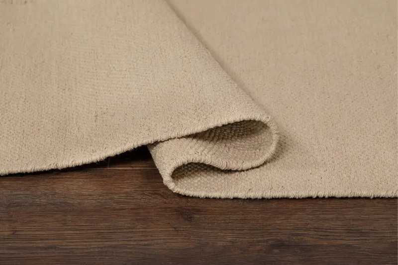 Hemsero Bomullsmatta 200x300 cm - Ljus Linnebrun - Textilier & mattor - Mattor - Modern matta - Bomullsmattor