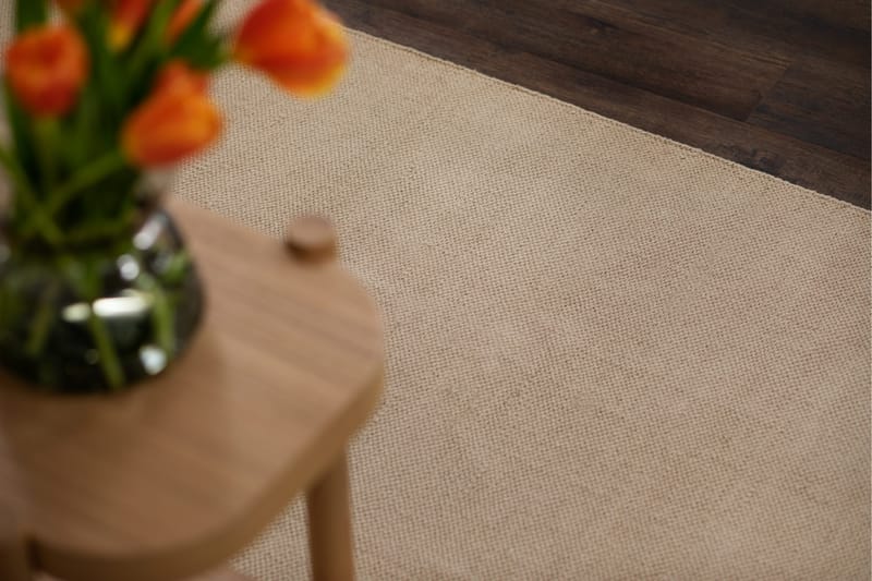 Hemsero Bomullsmatta 240x340 cm - Ljus Linnebrun - Textilier & mattor - Mattor - Modern matta - Bomullsmattor