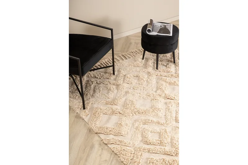 Hilma Bomullsmatta 230x160 cm - Offwhite - Textilier & mattor - Mattor - Modern matta - Bomullsmattor