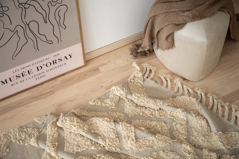 Hilma Bomullsmatta 250x80 cm - Offwhite - Textilier & mattor - Mattor - Modern matta - Bomullsmattor