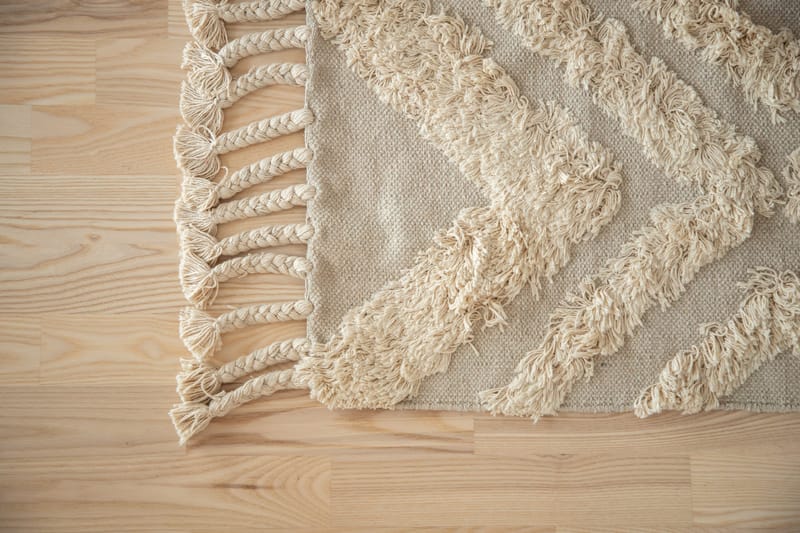 Hilma Bomullsmatta 250x80 cm - Offwhite - Textilier & mattor - Mattor - Modern matta - Bomullsmattor