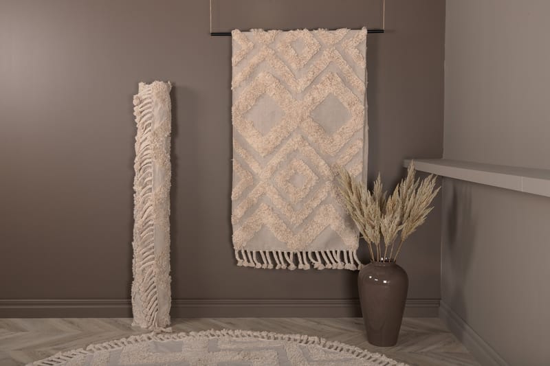 Hilma Bomullsmatta 250x80 cm - Offwhite - Textilier & mattor - Mattor - Modern matta - Bomullsmattor