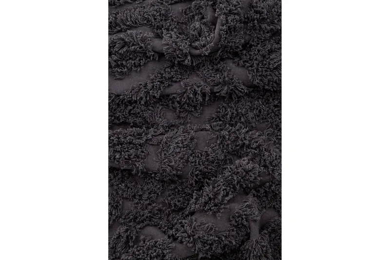 Hilma Bomullsmatta Rektangulär 70x200 cm - Mörkgrå - Textilier & mattor - Mattor - Modern matta - Bomullsmattor