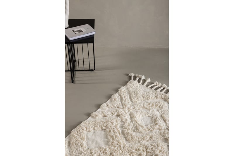 Hilma Bomullsmatta Rektangulär 70x200 cm - Vit - Textilier & mattor - Mattor - Modern matta - Bomullsmattor