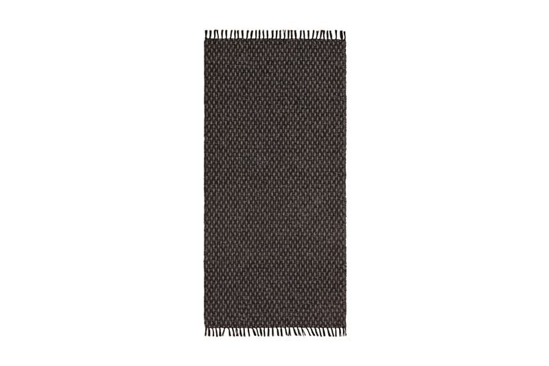 JULIE Bomullsmatta 70x350 cm Svart - Horredsmattan - Textilier & mattor - Mattor - Modern matta - Bomullsmattor