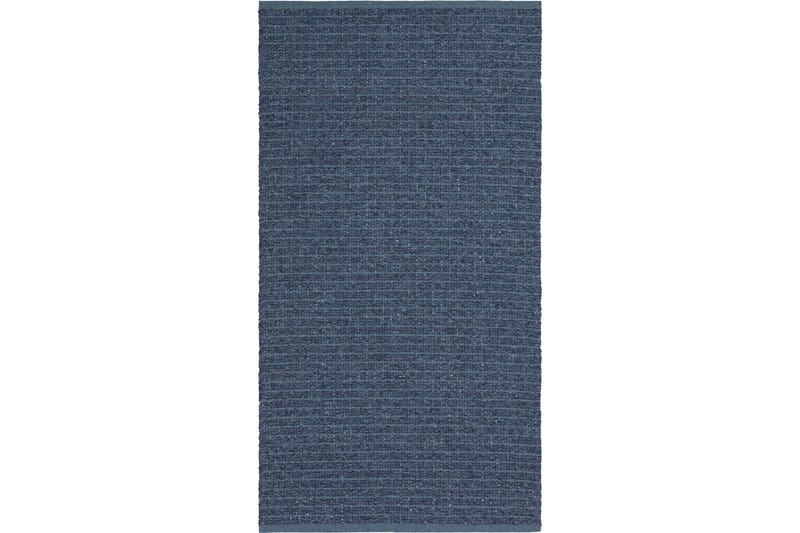 MARION Bomullsmatta 80x300 cm Blå - Horredsmattan - Bomullsmattor - Små mattor