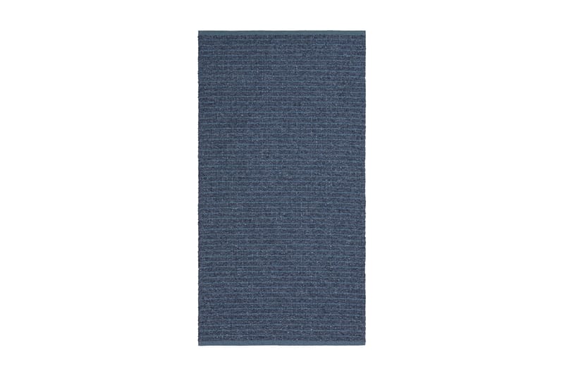 MARION Bomullsmatta 80x350 cm Blå - Horredsmattan - Bomullsmattor - Små mattor