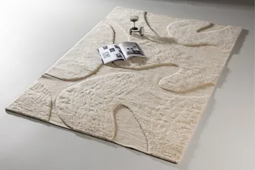 Boone Ullmatta 160x230 cm - Beige - Textilier & mattor - Mattor - Modern matta - Ullmattor