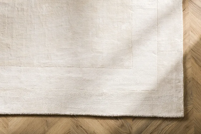 Boston Viskosmatta 160x230 cm - Vit - Textilier & mattor - Mattor - Modern matta - Viskosmattor